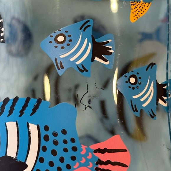 Vera Bradley Blue Cosmetic Bag - Picture 3 of 4